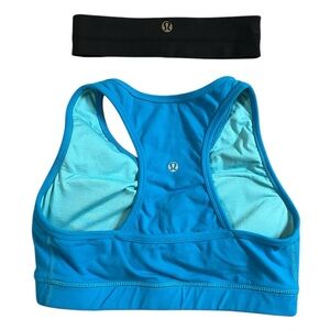 Lululemon Sports Bra with Bonus Lulu Headband!